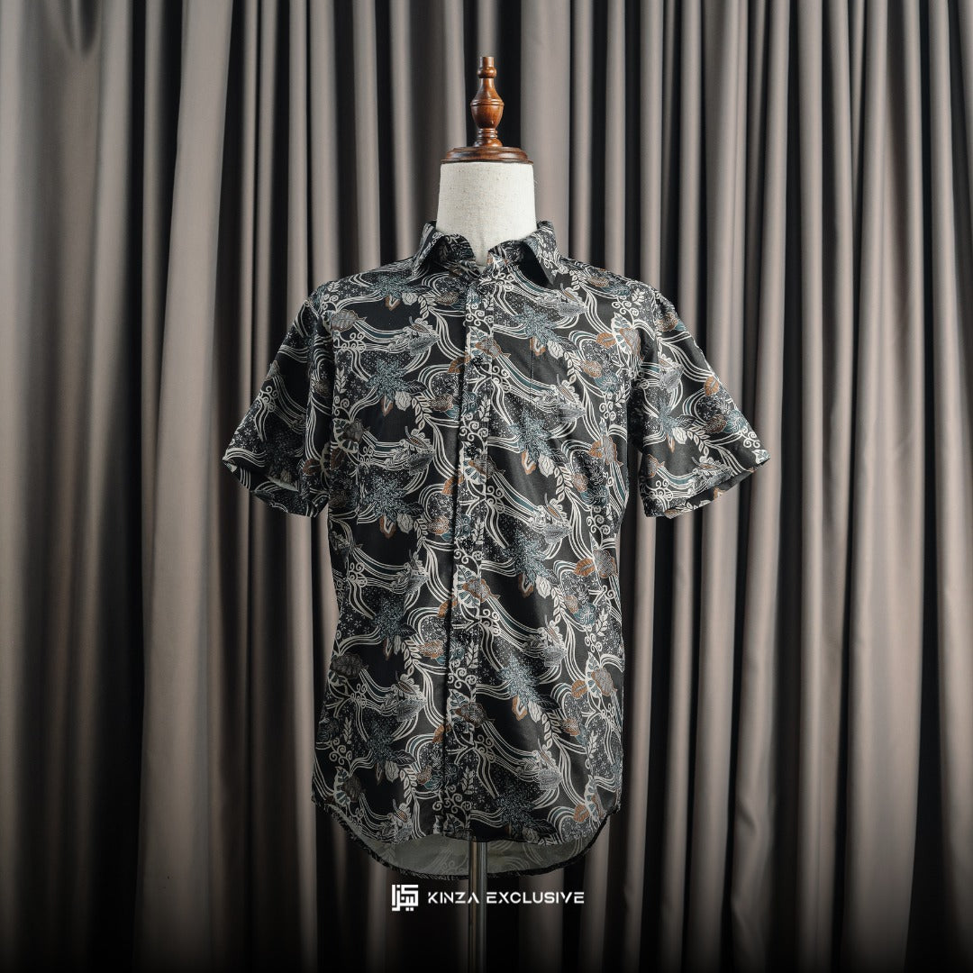 [KINZA BATIK BERCORAK BUNGA] KAPAS SUPER PREMIUM