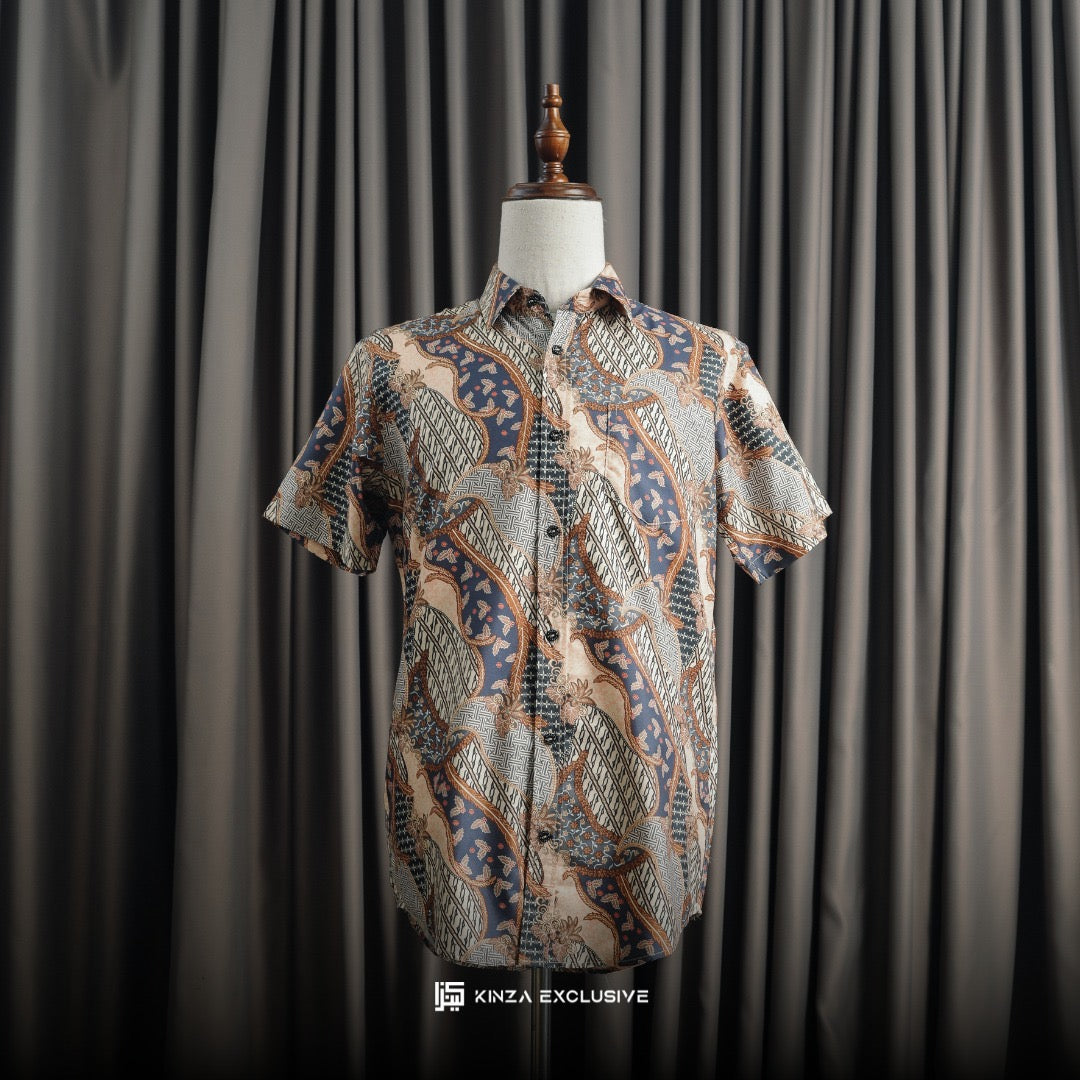 [KINZA BATIK BERCORAK BUNGA] KAPAS SUPER PREMIUM