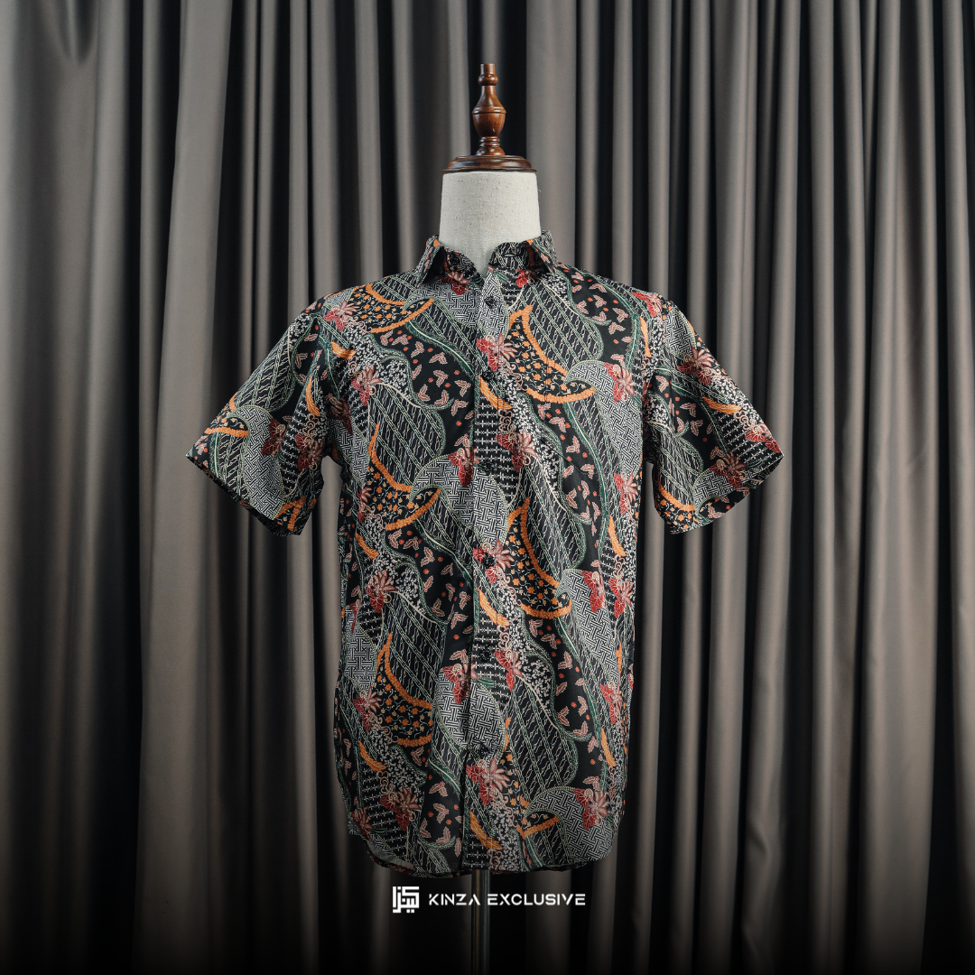 [KINZA BATIK BERCORAK BUNGA] KAPAS SUPER PREMIUM