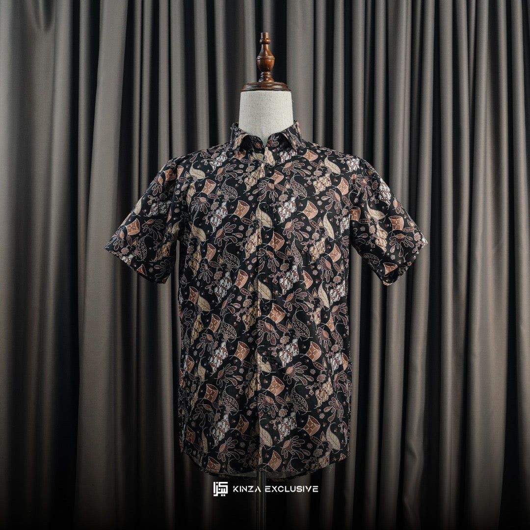 [KINZA BATIK BERCORAK BUNGA] KAPAS SUPER PREMIUM