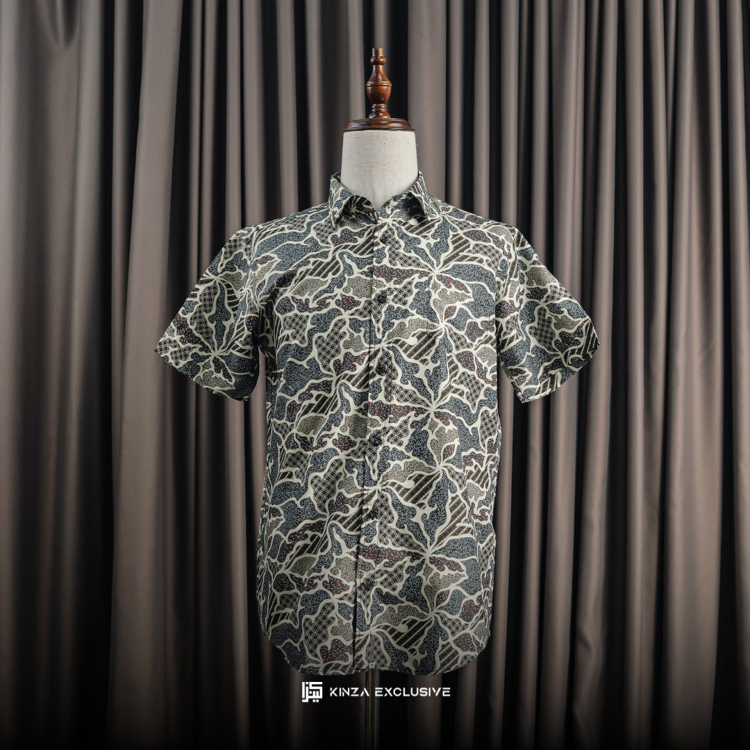 [KINZA BATIK BERCORAK BUNGA] KAPAS SUPER PREMIUM