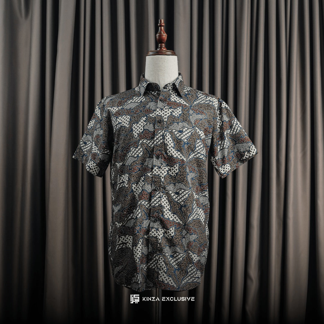 [KINZA BATIK BERCORAK BUNGA] KAPAS SUPER PREMIUM