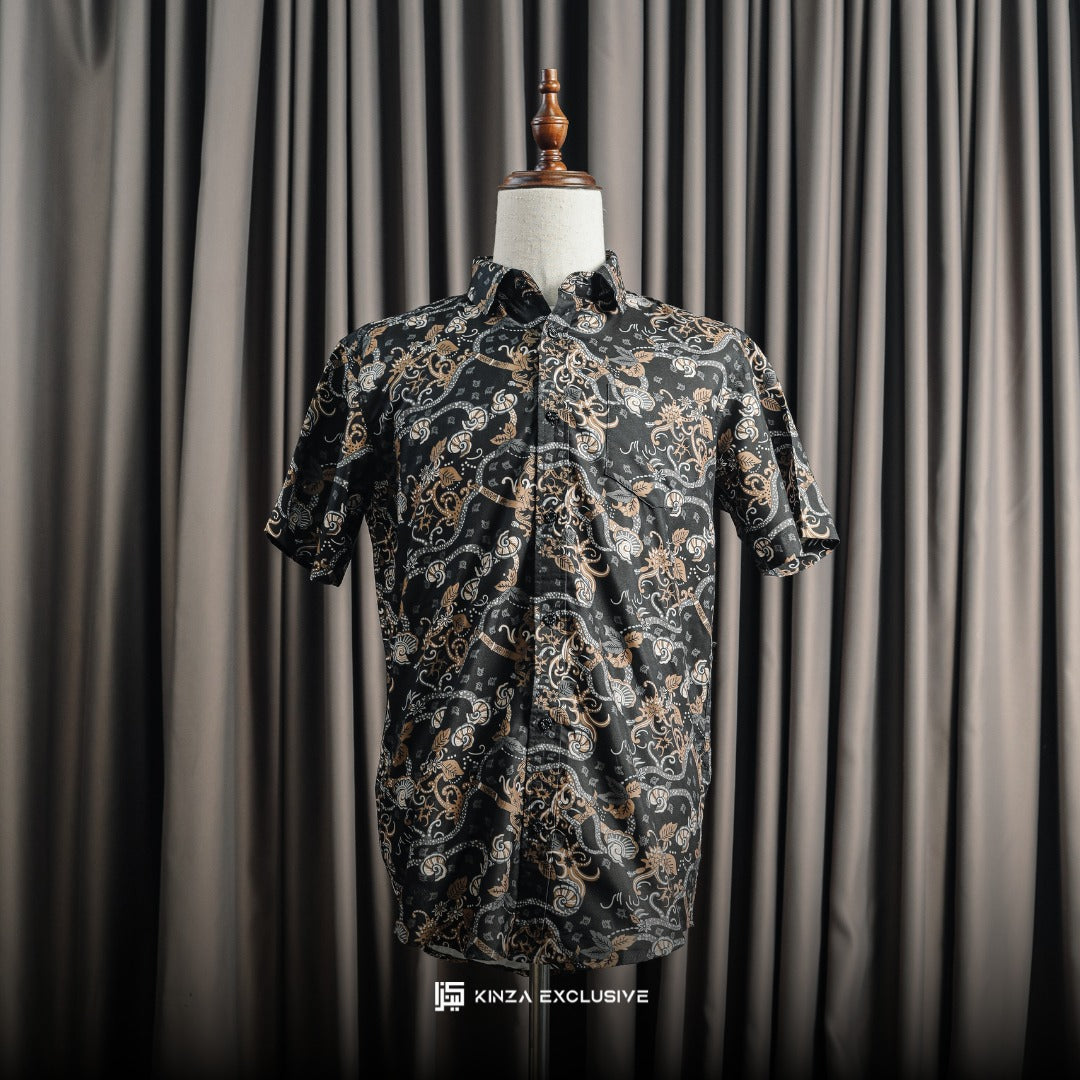 [KINZA BATIK BERCORAK BUNGA] KAPAS SUPER PREMIUM